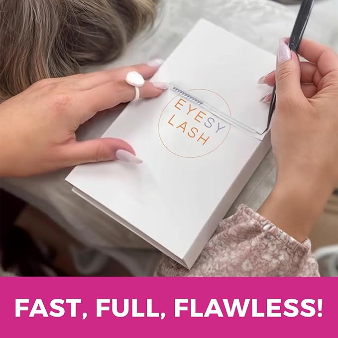Eyesy Lash 1200 Easy Promade Fans - 5D 0.07 Curl D Mixed Lengths 8-16mm - Ultra Speed 40 Lines Eyelash Trays Volume Premade Lash Fans Handmade Pre Made Eyelash Extensions Fluffy Soft Pointy Base