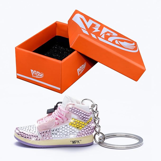 MPK 3D Mini Shoe Keychain,Sneaker Shoe lovers Keychainirthday Birthday Party Mystery Goodie Bag Prizes