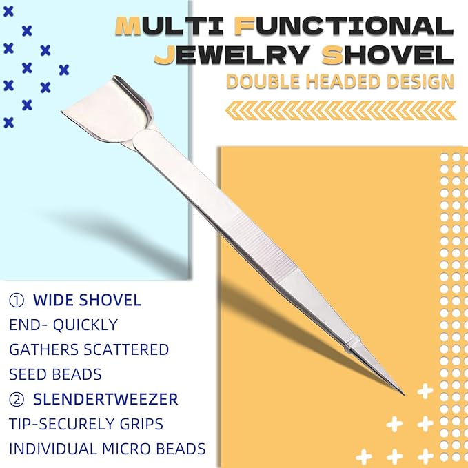 WUCID Bead Mat, Beading Supplies, Bracelet Making, Bead Boards forJewelry Making, Bracelet Making Supplies and 1PCS Stainless Steel Handy Tweezers, 1PCS Gemstone Claw