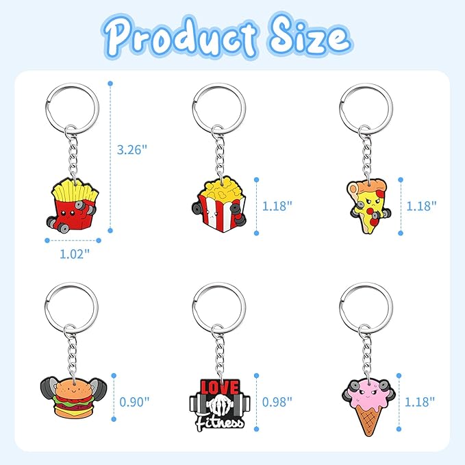 Keychains Bulk DIY Cute Keychain Charms Backpack Charms for Girls Backpack Keychains PVC Key Ring Party gifts