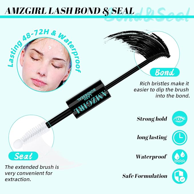 Lash Clusters Kit 320pcs Cluster Eyelash Extension 30D 40D with Long Lasting Lash Bond and Seal Waterproof,Lash Glue Remover,Lash Applicator for Individual Fake Eyelashes(D-Mix9-16mm)