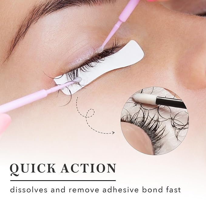 Eyelash Extension Remover, Lash Remover for Lash Extensions, Eyelash Super Premium Gel Type Lash Gel Remover Lash Extension Glue Remover Professional Use Only -15ML