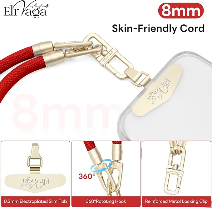 Universal Cell Phone Lanyard Wrist Strap,Phone Bracelet Strap,Phone Charms Strap