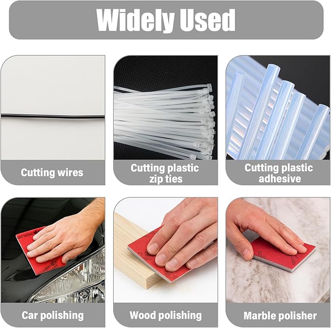 2 Pack Micro Flush Cutters, model clippers for Plastic Model kit and Jewelry Making, Wire Cutters with 2000 Grit Sanding Sponge for Smoothing Edges, Fit for 3D Printing and DIY Projects