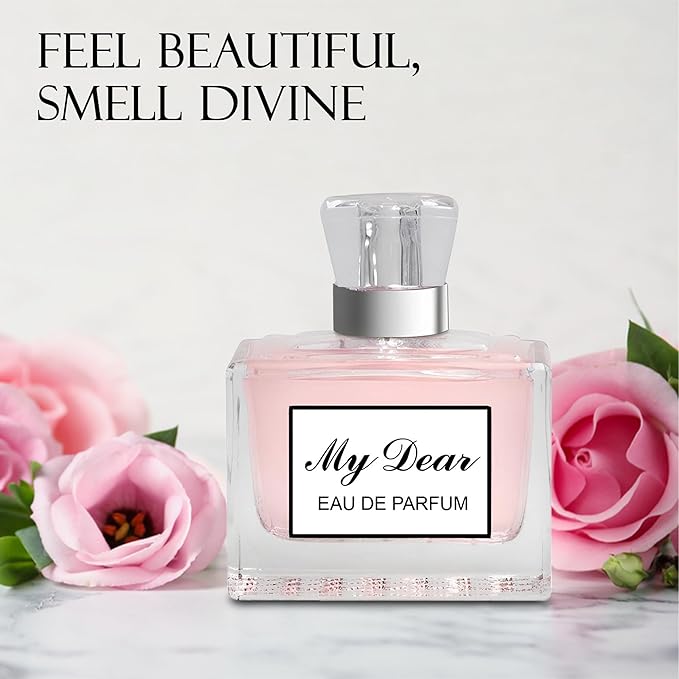 A CENTER Perfume Set for Women - 3PCS Floral Long Lating Fragrance with Jasmine, Rose & Lily of the Valley | 3.4 Fl Oz Each Women Cologne Gift Set (My Dear/Miss Delicate/Madam)