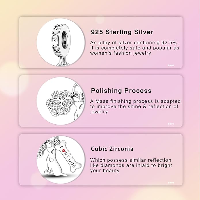 Hamsa Hand Dragon Bible Cross Prayer Charm 925 Sterling Silver Charms Fits Women's Charm Bracelet and Necklace Bead Charms Jewelry Gifts for Sister Friend