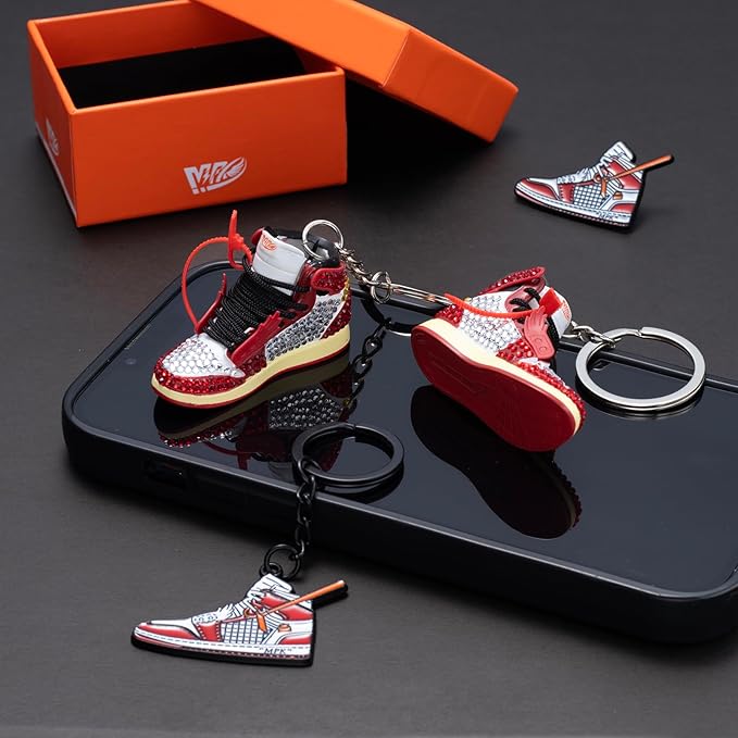 MPK 3D Mini Shoe Keychain,Sneaker Shoe lovers Keychainirthday Birthday Party Mystery Goodie Bag Prizes