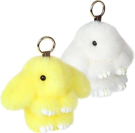 Cute Plush Keychain, Car Pendant, Bag Purse Backpack Charm Accessory, Gift for Girls Women