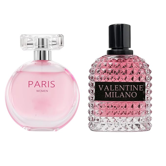AFLUXE Women's Perfume Combo Set Milano Women&Paris Women Floral Fruity Fragrance Eau De Parfum Elegant 100ml Bottle Natural Spray Each for Daily Used