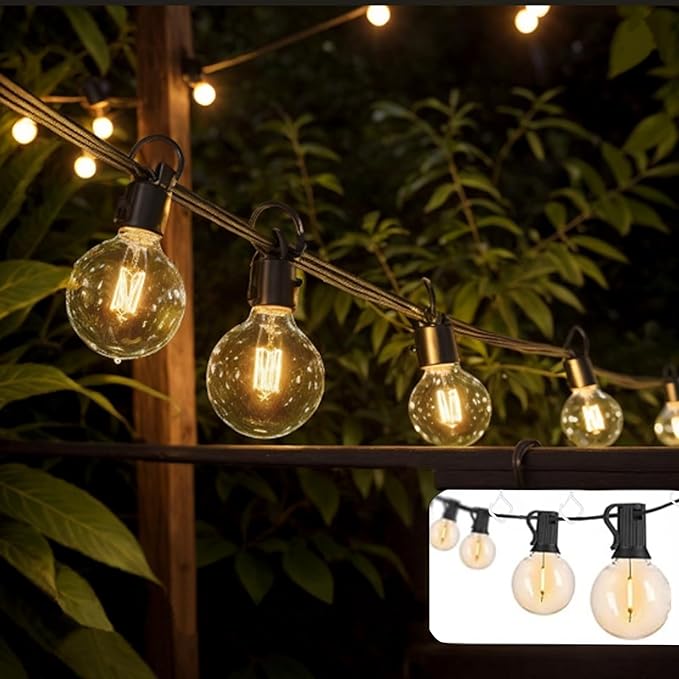 20PCS Eye Screw Hooks for Hanging Heavy Duty with Safety Buckle.Metal Ceiling Hooks for Hanging Plants,Cup,Wind Chime,Bird Feeders,String Lights at Indoor&Outdoor,2.36 Inch（No Drill Bit