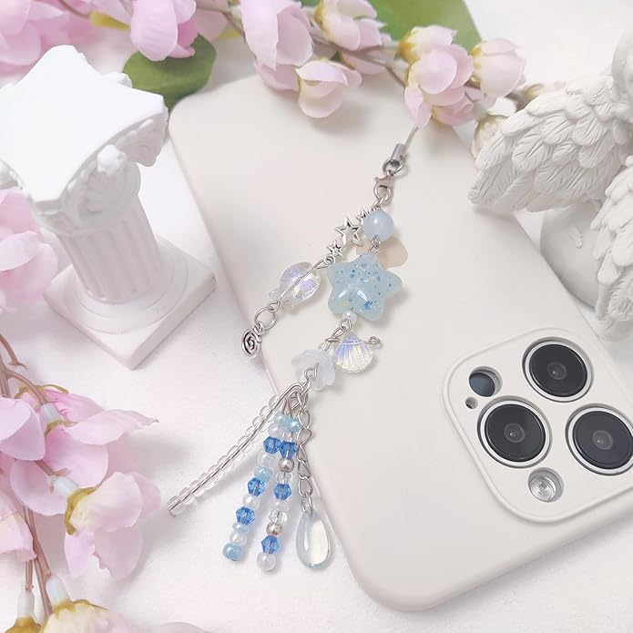 1-4PCS Cute Phone Charms Aesthetic Y2K Cell Phone Charms Strap Pink Strawberry Butterfly Star PhoneCharm Y2K Accessories for Bag Keychain Airpods Camera Pendants Decor