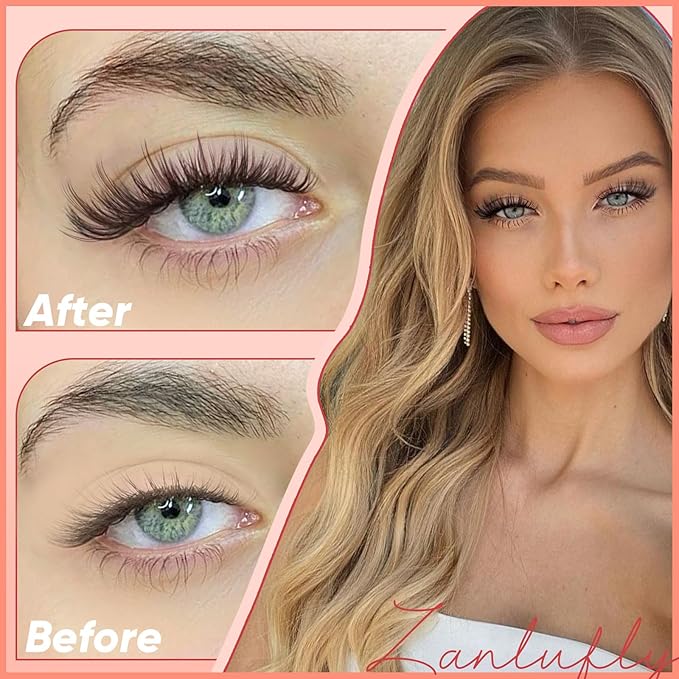 Brown Lash Clusters Wispy Spiky Eyelash Clusters Dark Brown Lash Extension Natural Invisible Band Cluster Eyelash Extensions DIY Individual Lashes Clusters Brown 8-16MM by zanlufly