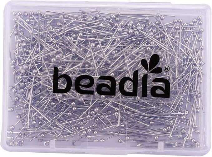 Ball Head pins Platinum for DIY Jewelry Making 20mm 600pcs