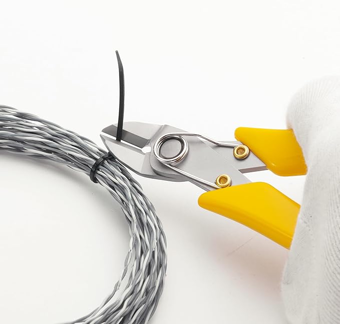 KATA 6 Inch Stainless Steel Wire Cutter, Heavy Duty Side Cutter, Flush Cutters, Micro Cutter Sprue Cutting Pliers for Cutting Electronics, Jewelry Making, Metal Wire, Crafting