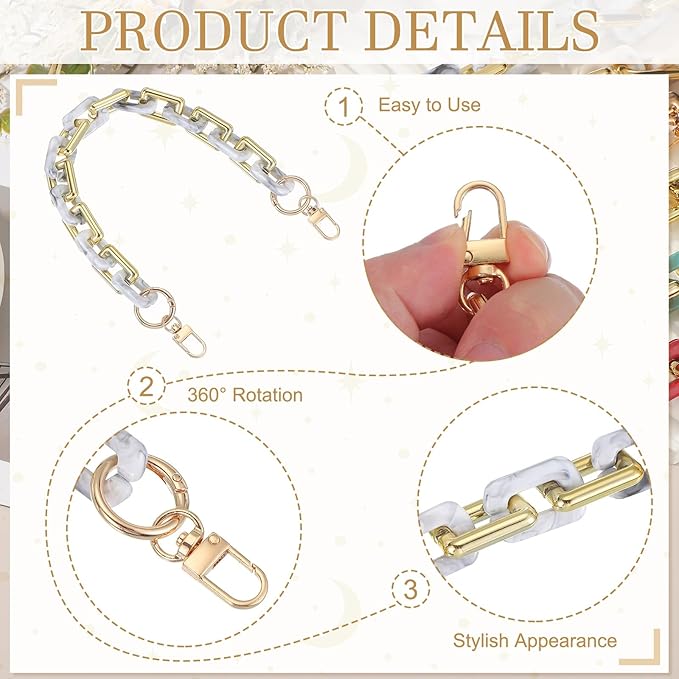 uxcell Purse Chain Strap, Strap Replacement for Handbag