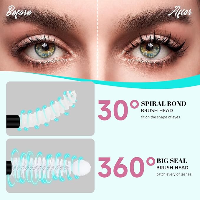 Lash Bond and Seal,Lash Glue for Eyelash Extensions,Eyelashes Clusters Lash Bond and Seal Waterproof 10ml,2 in 1 Eyelash Bond and Seal Long Lasting,Bond and Seal Lash Extensions Strong Hold(White)