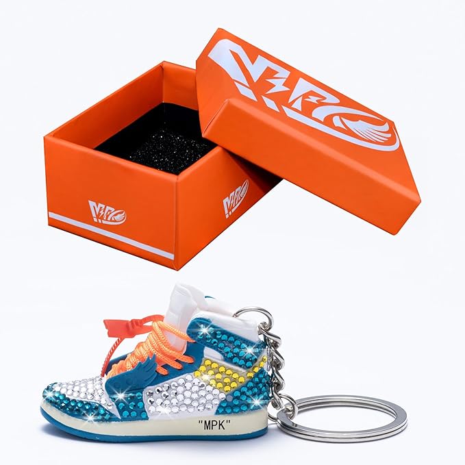 MPK 3D Mini Shoe Keychain,Sneaker Shoe lovers Keychainirthday Birthday Party Mystery Goodie Bag Prizes