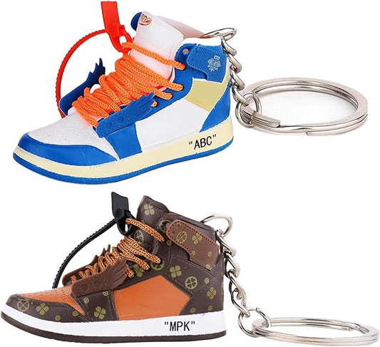 MPK 3D Mini Shoe Keychain,Sneaker Shoe lovers Keychainirthday Birthday Party Mystery Goodie Bag Prizes