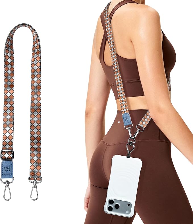 iWALK Colorful Phone Lanyard - Adjustable Anti-Lost/Thief/Drop Crossbody Strap, Compatible with iPhone & Android