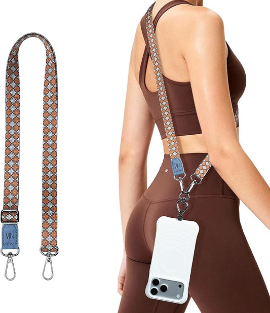 iWALK Colorful Phone Lanyard - Adjustable Anti-Lost/Thief/Drop Crossbody Strap, Compatible with iPhone & Android