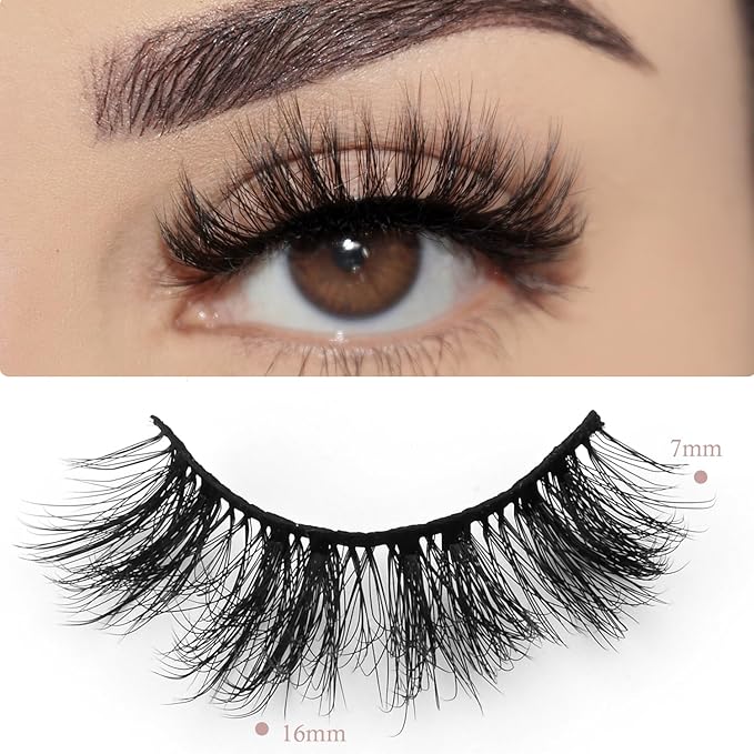 Wholesale Lashes, 3D Faux Mink Eyelash Bulk, 18mm Handmade Reusable Eye Lash, Dramatic Fluffy False Lash with Glitter Portable Packing (Flufy 30 pairs - T3)
