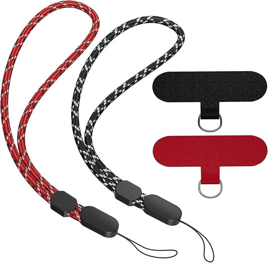 SURDOCA Adjustable Phone Lanyard Wrist Strap, Camera Wrist Strap, Nylon Wrist Lanyard, Anti Theft Strap, Lanyard for Earphone, USB Flash Drive, ID Name Tag Badge (No Paw)