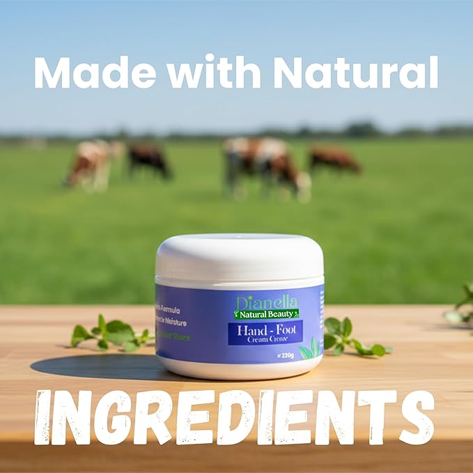 Natural Hand/Foot/Nail Cream. Made with natural and organic ingredients. Moistuizes and nourishes skin. 8oz (Tea Tree)