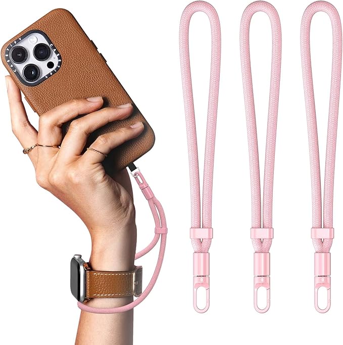 Phone Wrist Strap, Anti Theft Phone Strap, Adjustable Cell Phone Lanyard Strap with 360° Rotating Hook