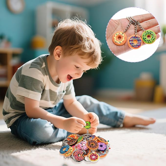 Keychains Bulk DIY Cute Keychain Charms Backpack Charms for Girls Backpack Keychains PVC Key Ring Party gifts