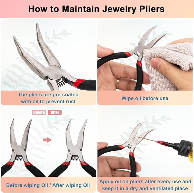 1200 Pcs Jump Rings, Jewelry Making Kit with Open/Close Tools, Pliers, Tweezers, Lobster Clasps, DIY Necklace Repair and Keychain Supplies (KC Gold & Gun Black)