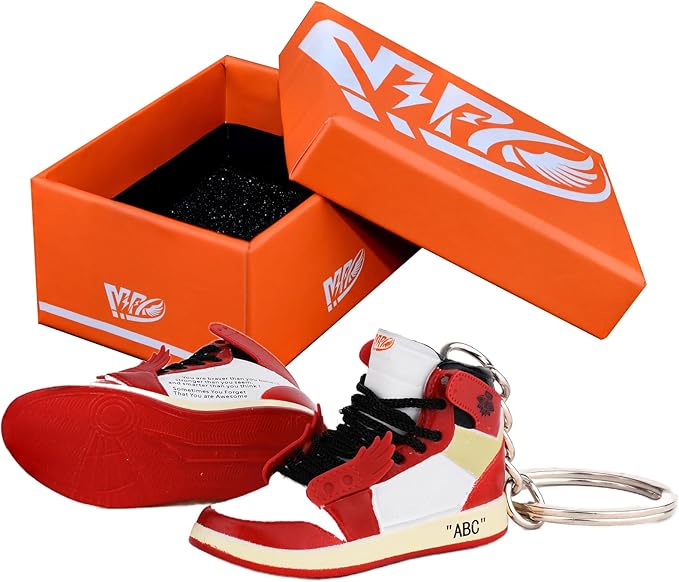 MPK 3D Mini Shoe Keychain,Sneaker Shoe lovers Keychainirthday Birthday Party Mystery Goodie Bag Prizes