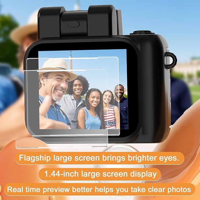 Retro Snap Camera，Mini Nostalgic Vintage View，Tiny Snaps，Keychain Digital Photo Camera，Llavero Mini CáMara Retro，1080p Hd with Led Flash Light(White 128G)