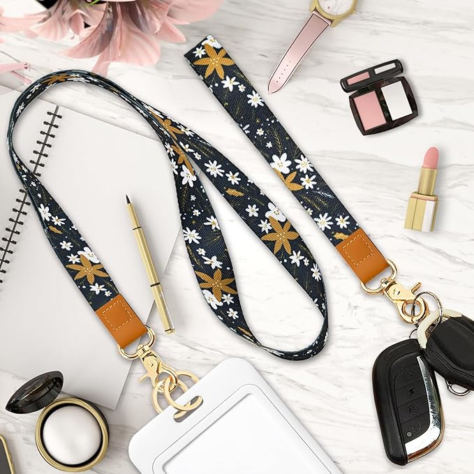 Cool Leopard Wristlet Keychain, Wrist Lanyard Key Chain For Women Men Car Keys Id Holder Card Phone Wallet Camera