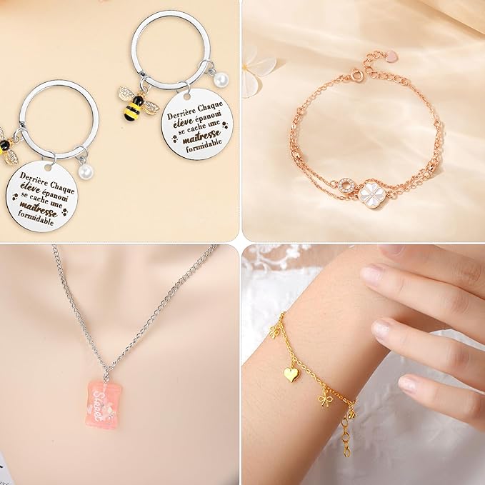 500Pcs Split Rings,Double Loop Jump Ring Sets Split Jump Rings for Jewelry Making,Small O Key Ring Earring Necklace Bracelet Connector for DIY Crafts Making Findings (Gold,8mm)