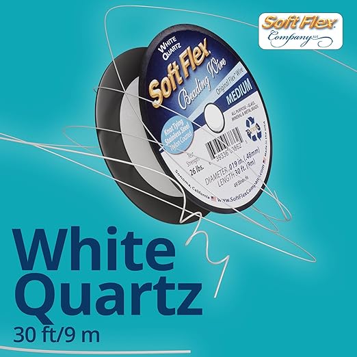 Soft Flex 49 Strand Beading Wire - Medium 0.19 Diameter - 30 Feet Nylon Design Wire