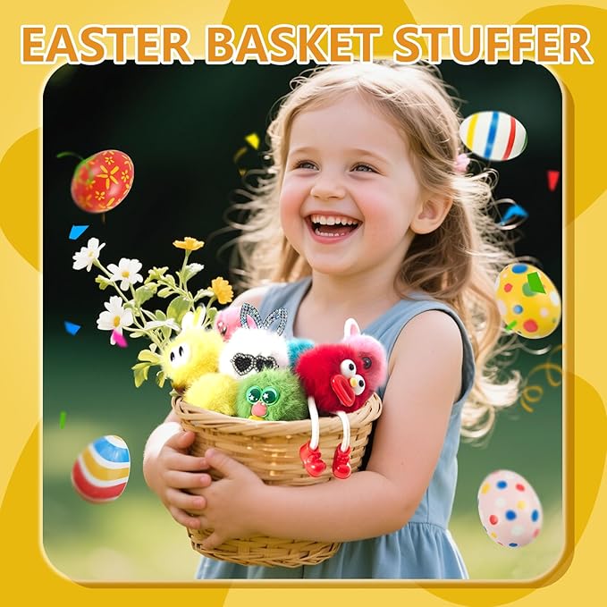 30PCS Party Favors Kids Keychains - Fun Keychain Cute Birthday Goodie Bags Stuffers for Kid Keychain Valentines Day Gifts for Kids Classroom Prizes Key Chains Bulk Elementary Student Prizes