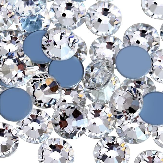 2880pcs Hotfix Rhinestones Flatback Crystal Rhinestones for Crafts Crafting Clothes Shoes DIY Decorations, SS6(2.0mm), Crystal