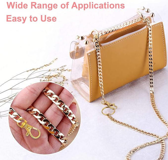 SANNIX 60pcs Gold Swivel Snap Hooks with Key Rings,Keychain Clip Hooks, Key Chain Rings, Lobster Claw Clasps for Lanyard Clip Jewelry Making Crafts