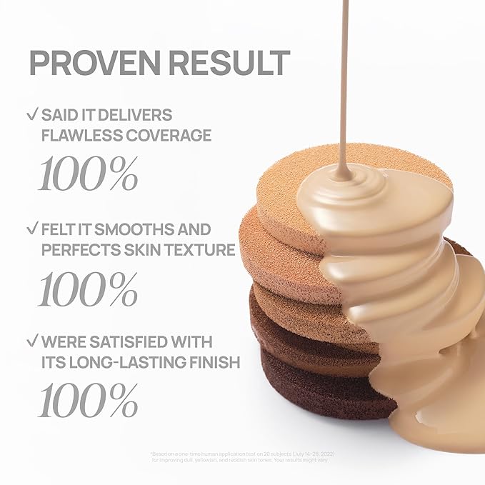 BANILA CO Covericious Ultimate Cover Cushion | Up to 100HR Long-Wear Foundation | 20 Shades for All Skin Tones | Matte & Lightweight Finish | Korean Cushion Foundation (14g / 0.49 oz), 32W WALNUT