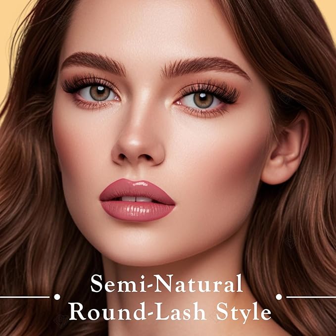 APCYUST Lashes False Eyelashes Cat Eye Lashes Mink Lashes Wispy 14 Pairs Fake Eyelash Natural Lash Strips Fluffy Eye Lashes Pack Short Strip Lashes Natural Look Wispies Cateye Lashes for Women