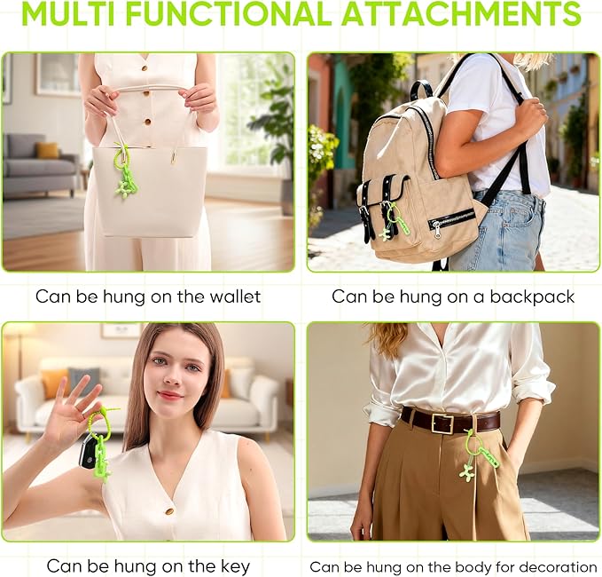 Cute Balloon Dog Keychain, Purse Bag Backpack Charms Girl Keychains Accessories Keyrings Car Key Chain