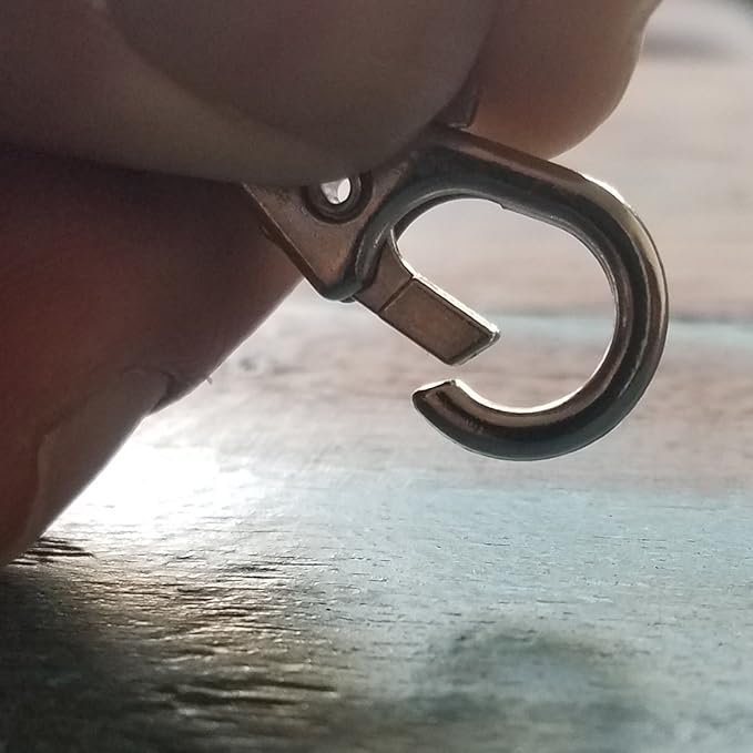 Bulk 100 Pack - Premium Metal Lobster Claw Clasp Hook Craft Findings - 1.5 Inch Clip with Trigger Snap and Round Eye Swivel D Ring by Specialist ID (Silver)