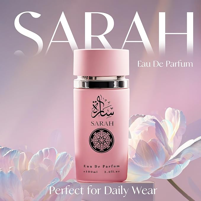 A CENTER Perfume Set for Women - 3PCS Floral Long Lating Fragrance with Jasmine, Rose & Lily of the Valley | 3.4 Fl Oz Each Women Cologne Gift Set (Sarah/Sarah Maison/Ka Maison)