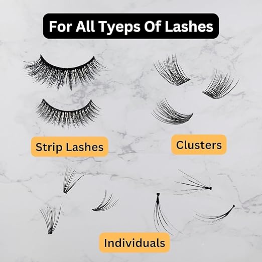 UOG (United One) Eyelash Adhesive Glue - Super Strong Hold for Up to 5 Days | Waterproof, Allergy-Free, and Odorless | Brush-On False Lash Extension Glue| No Irritation or Itching (Black)