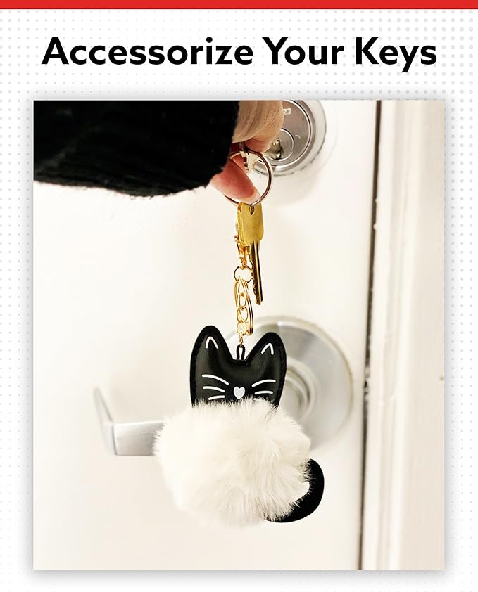 ALPI Super Plush Keychain - Cute Keychain for Bags, Keys, & More - Adorable Purse Charm - Pack of 5