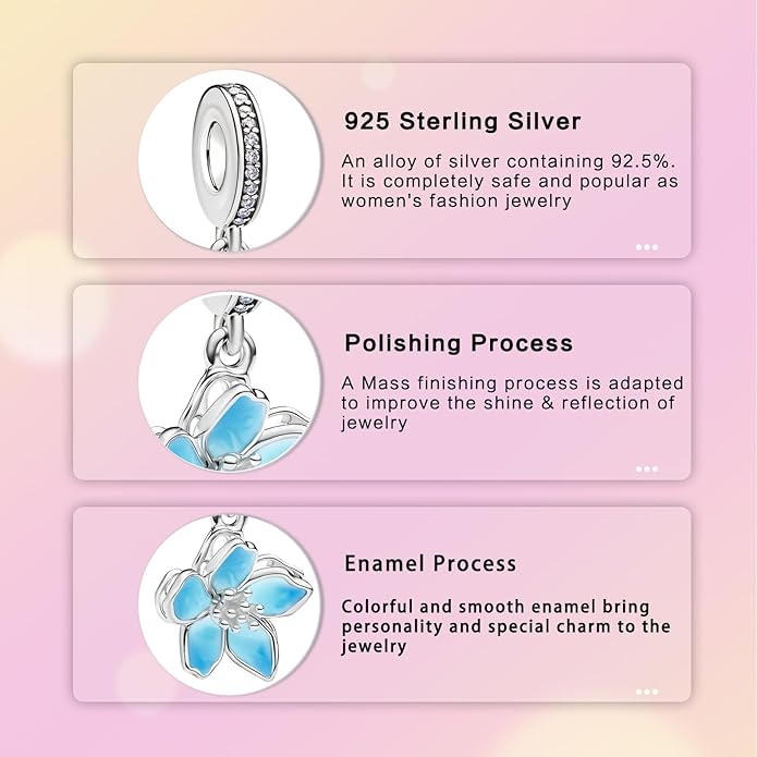 Hamsa Hand Dragon Bible Cross Prayer Charm 925 Sterling Silver Charms Fits Women's Charm Bracelet and Necklace Bead Charms Jewelry Gifts for Sister Friend