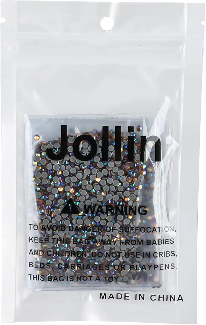 Hot Fix Crystal Flatback Rhinestones Glass Diamantes Gems 2.8mm(10ss 2880pcs, Topaz AB)