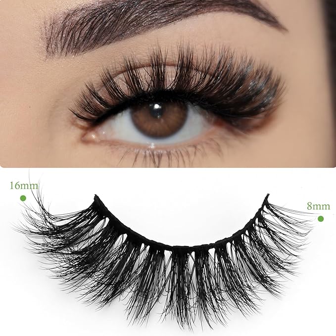 Wholesale Lashes, 3D Faux Mink Eyelash Bulk, 18mm Handmade Reusable Eye Lash, Dramatic Fluffy False Lash with Glitter Portable Packing (Flufy 30 pairs - A07)