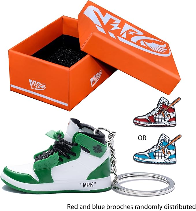 MPK 3D Mini Shoe Keychain,Sneaker Shoe lovers Keychainirthday Birthday Party Mystery Goodie Bag Prizes