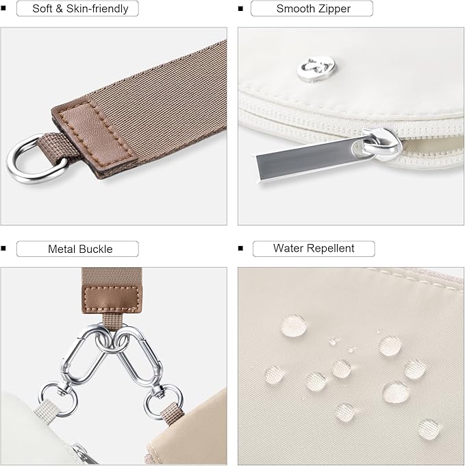 Babysun Mini Zip Around Dual Pouch Wristlet With 2 Straps Wristlet Keychain Wallet for Women Coin Purse Small Cute for Teen Girl